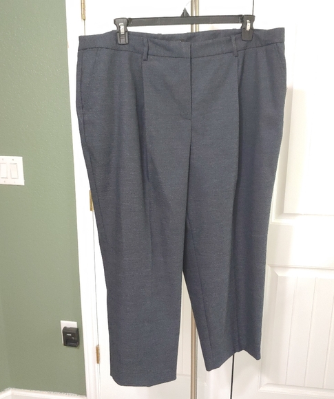 Jones New York Women's Grey Capri Size 18W Plus - Picture 2 of 8